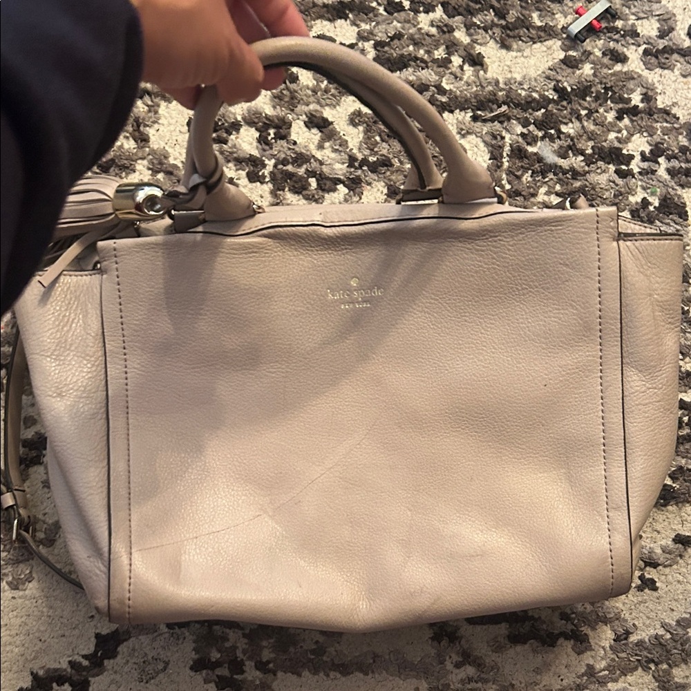 Kate Spade Taupe Satchel Bag - Picture 4 of 7